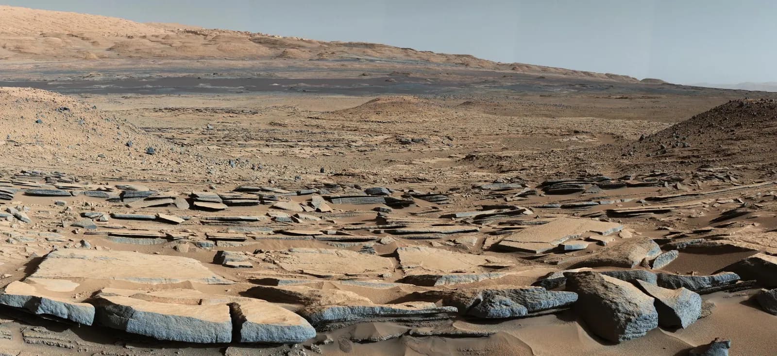 Coucher de soleil martien